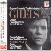 Sony Classical Japan : Gilels, Watts - Chopin Concertos 1 & 2